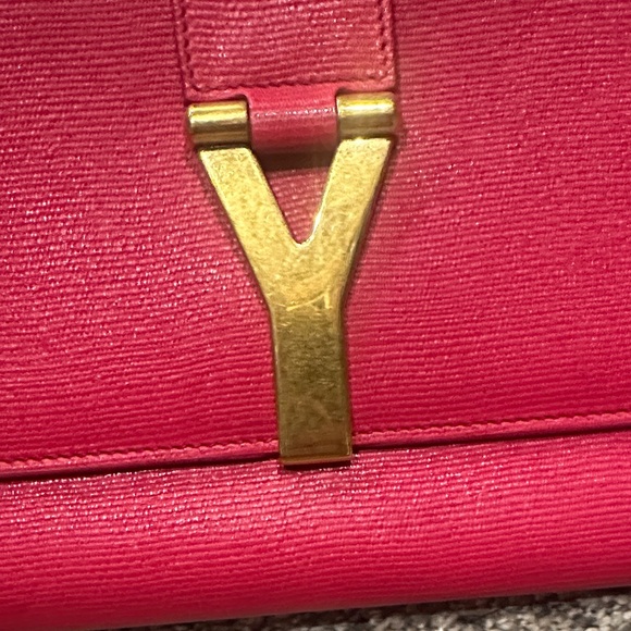 ❤️❤️❤️Last Chance❤️❤️❤️Yves Saint Laurent Bold Red Clutch - Picture 11 of 12